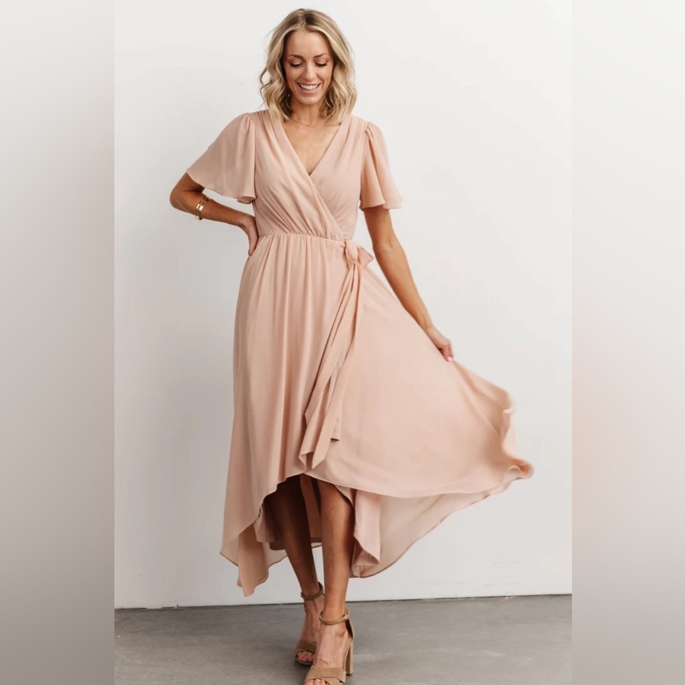 Baltic Born | Waverly Wrap Dress | Dusty Pink | Size Small | NWT
